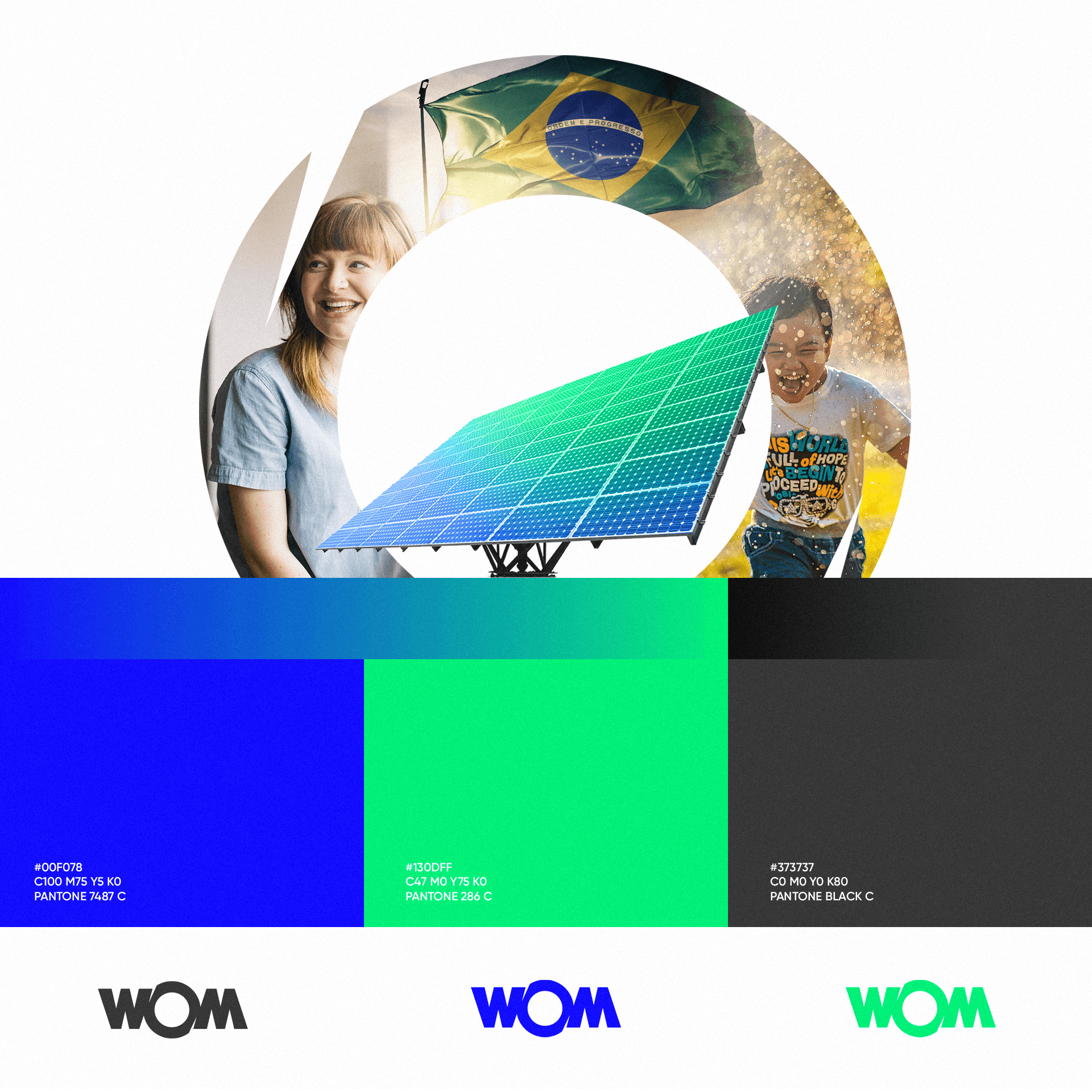 WOM能源品牌形象设计