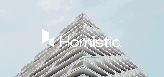 建筑行业Homistic品牌标志设计