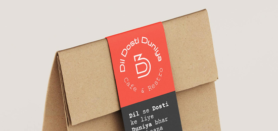 咖啡厅D3的标志，包装，品牌设计